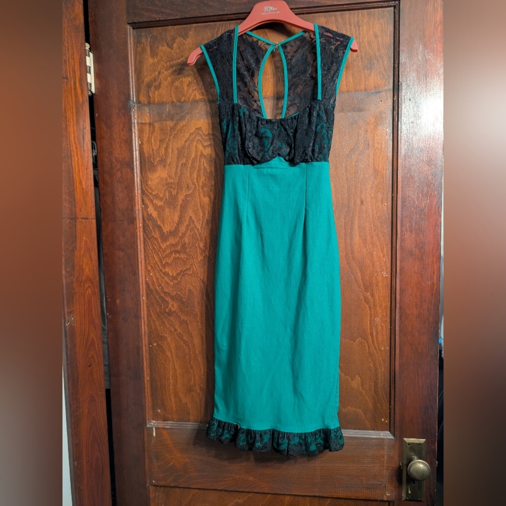 Pinup Couture Vibrant Green Dress